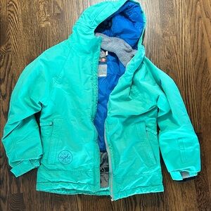 686 Kids' Teal Ski Snow Jacket